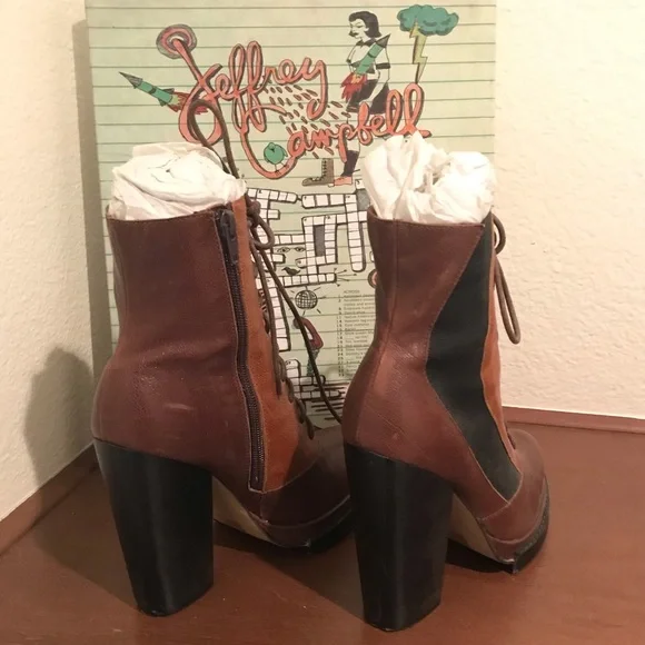 EUC Jeffrey Campbell ‘Boom’ Leather Boots / Size 7.5 - Picture 5 of 10